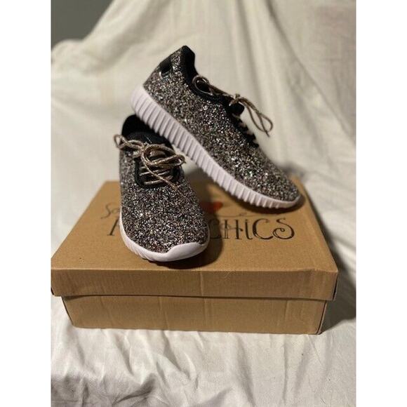 Southern Fried Chics Shoes - Southern Fried Chics Sneakers Shoes Women's Size 7 Sparkle Glitter Colorful NEW